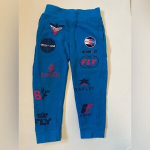 Born Fly blue joggers boys size M